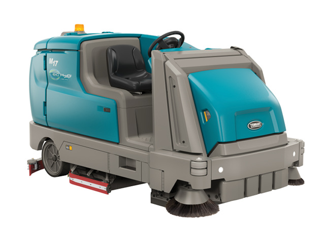 Energy Efficient: the battery powered Tennant M17 sweeper-scrubber. Image courtesy of Tennant/BusinessWire.