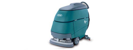 A Tennant scrubber sweeper.