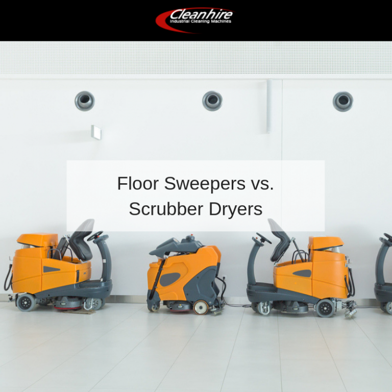 Floor Sweepers vs. Scrubber Dryers Cleanhire